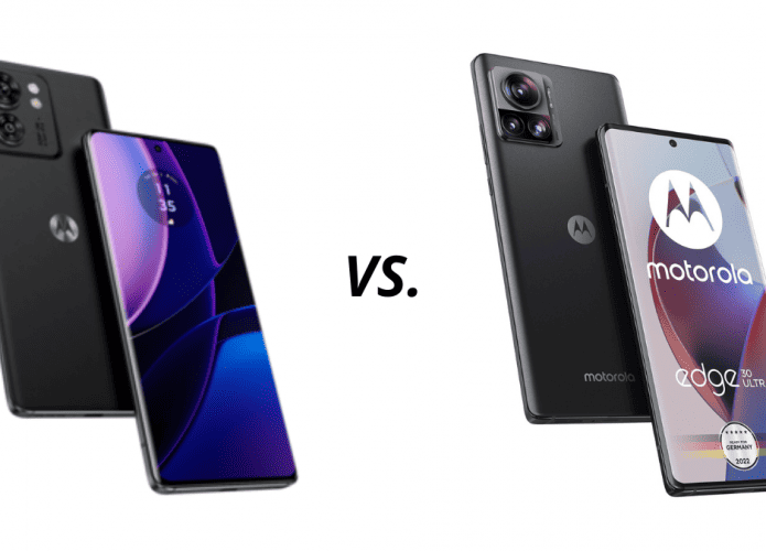 Edge 40 vs Edge 30 Ultra. reprodução/Motorola
