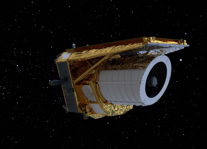 Imagem do telescópio espacial Euclid