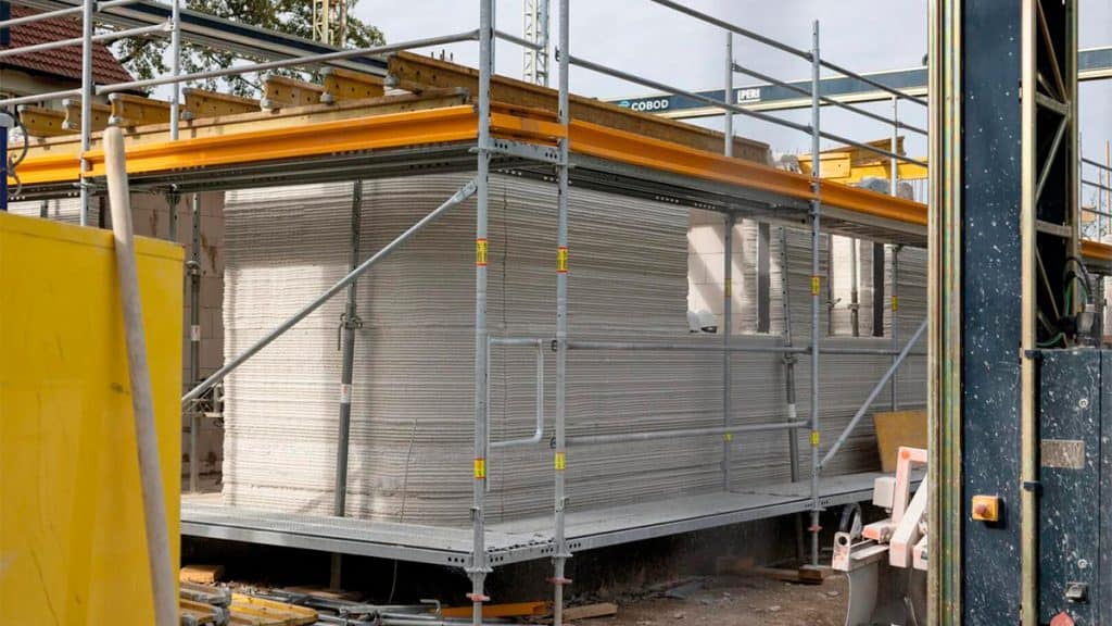 "Cimento" de impressora 3D para construção de prédio