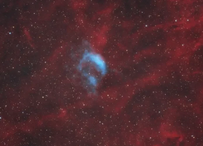 Nebulosa do Ferrão Fantasma (Crédito: Steeve Body/ New Horizons)