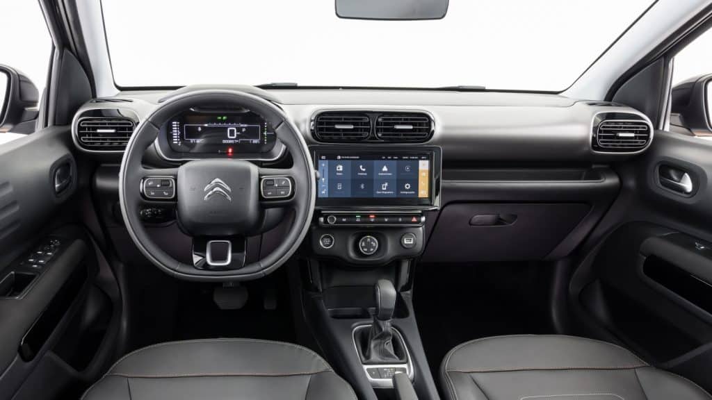 O interior do SUV Citroën C4 Cactus 2024.