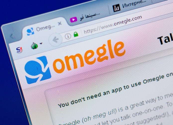 Omegle via Sharaf Maksumov/Shutterstock