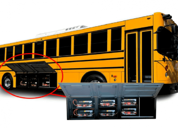 Ônibus escolar elétrico da GreenPower