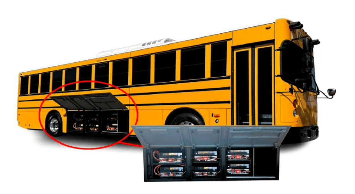 Ônibus escolar elétrico da GreenPower