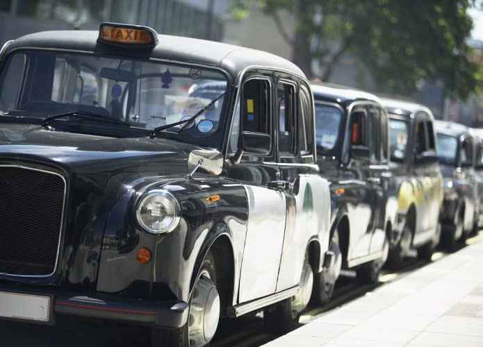 Táxi preto Londres
