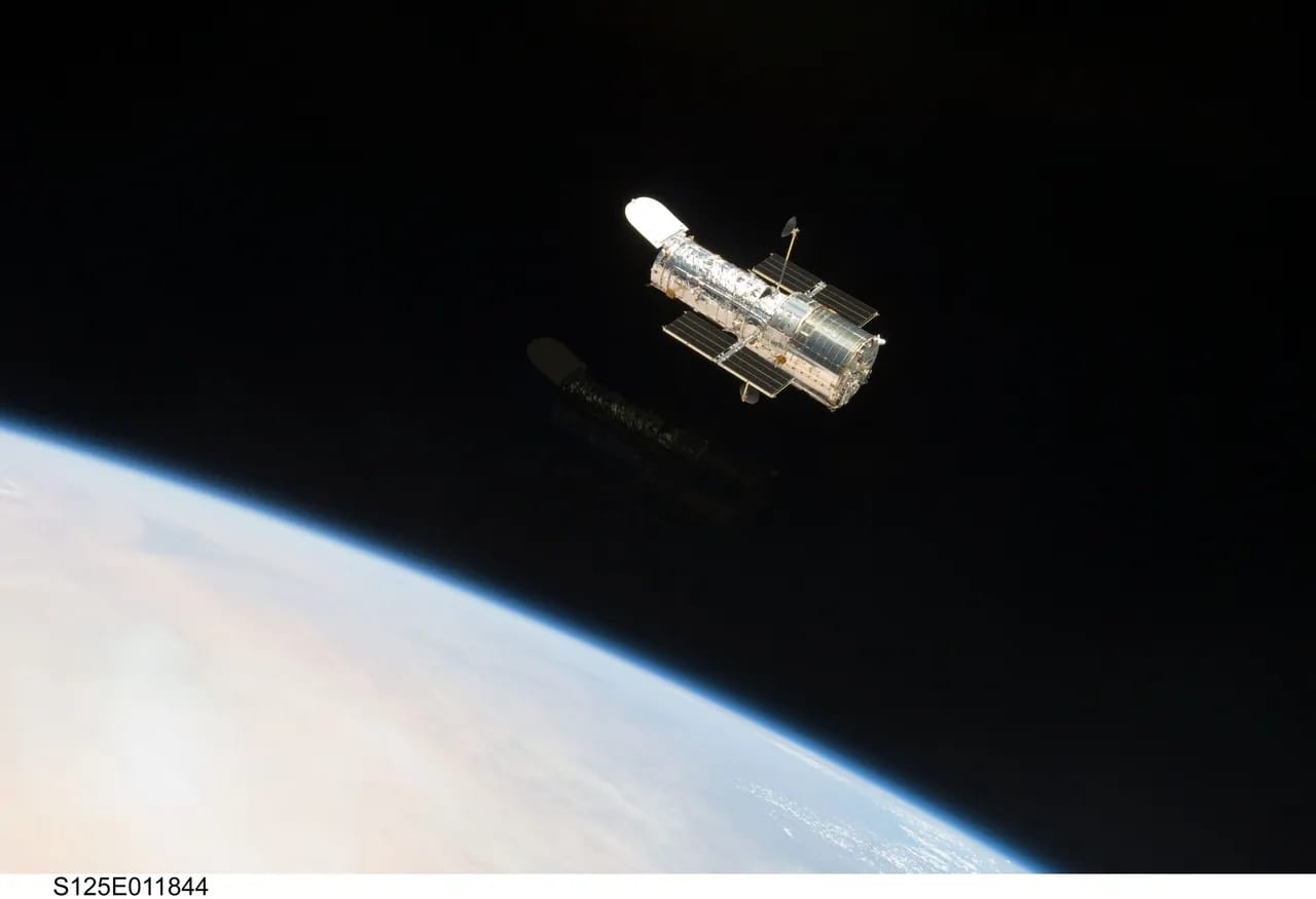 O Telescópio Espacial Hubble está em modo de segurança de 23 de novembro (Crédito; NASA)