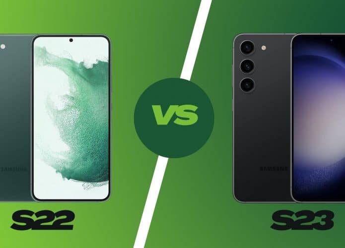 Comparativo entre os celulares S22 e S23 da Samsung