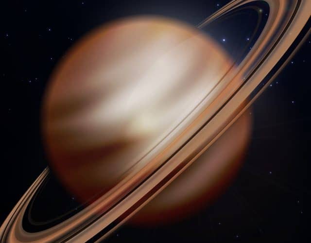 Realistic,Planet,Saturn.,Eps10,,Contains,Transparencies,Vector