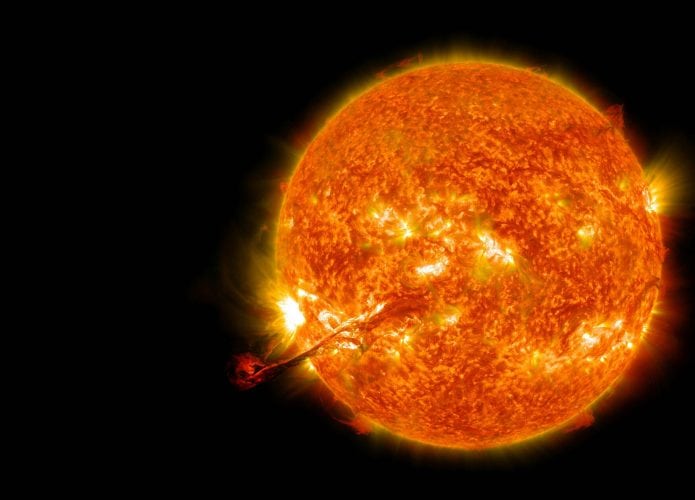 jatos de plasma solar