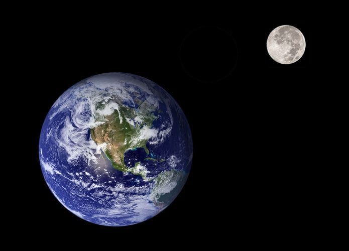 Lua termina a semana mais distante da Terra