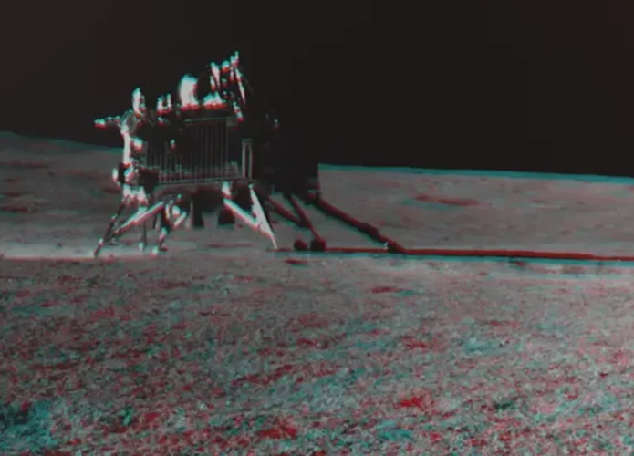 Modulo de pouso da Chandrayaan-3 (Crédito: ISRO)