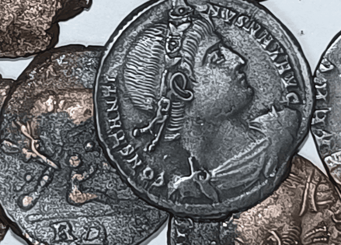 Moedas do Império Romano (Crédito: Ministério da Cultura italiano)