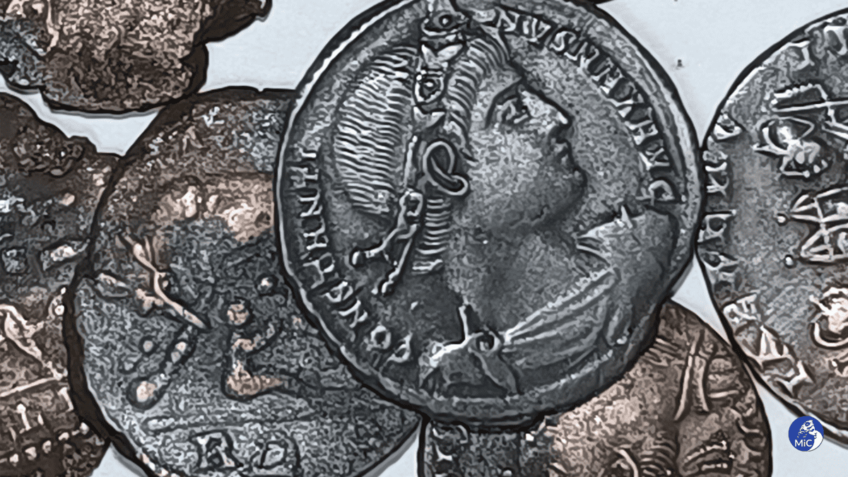 Moedas do Império Romano (Crédito: Ministério da Cultura italiano)