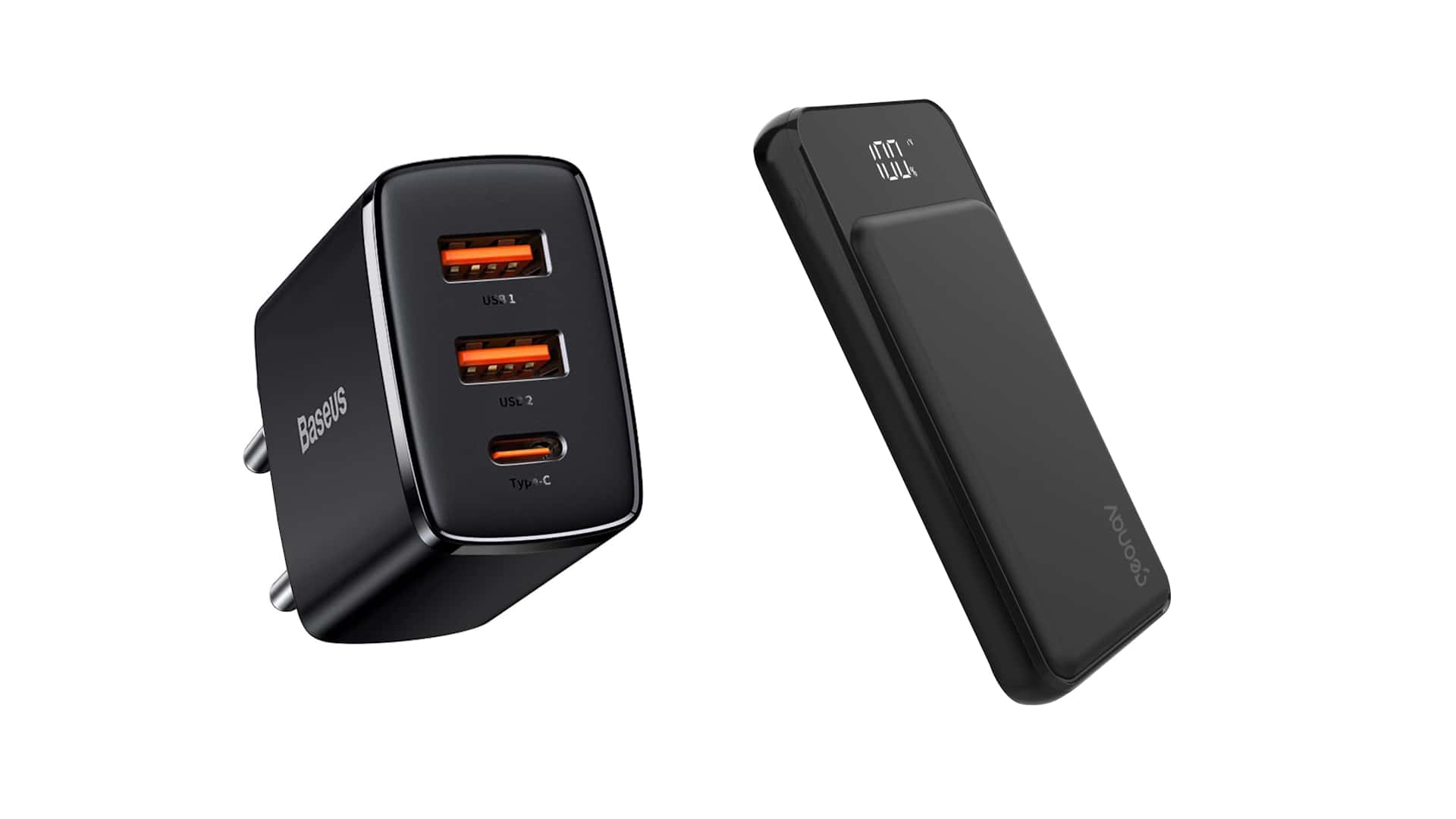 Carregadores e powerbank em oferta