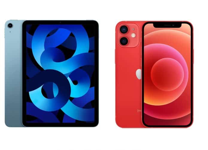 iPhones e iPads em oferta
