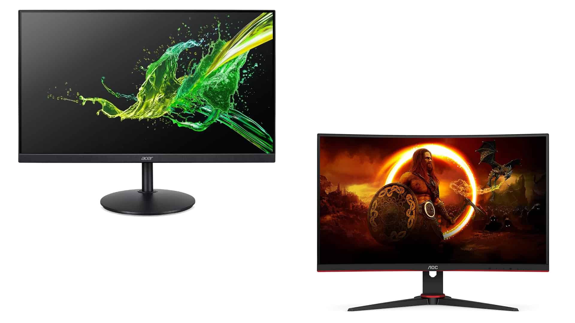 Monitores em oferta