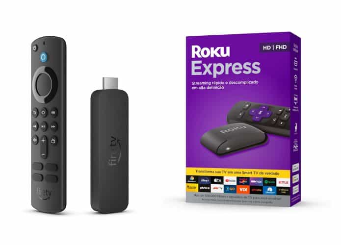 Roku, Chromecast e Fire TV em oferta
