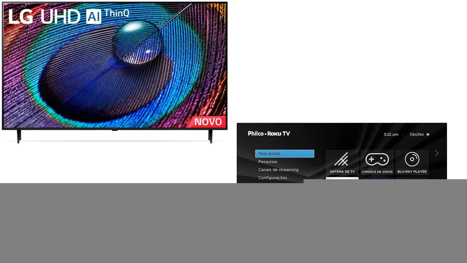 Smart TVs em oferta