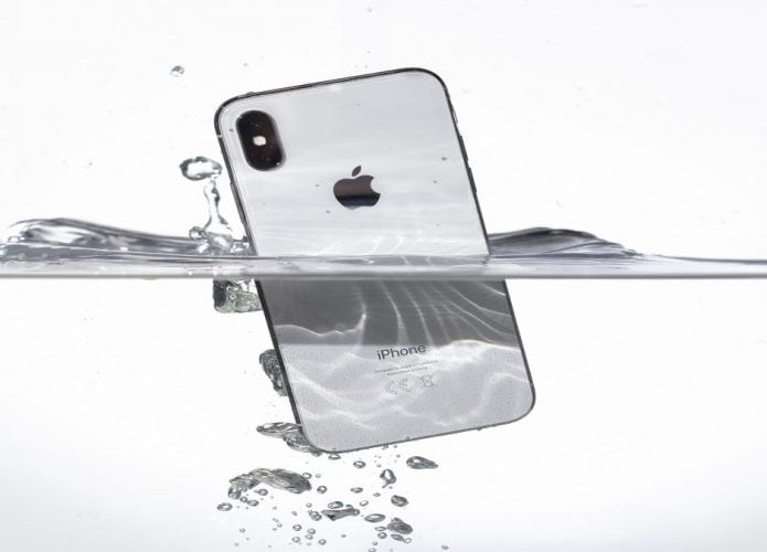 Iphone na água