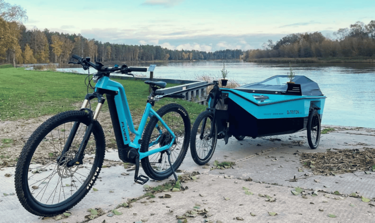 Bicicleta, barco ou barraca? Esse modelo é um pouco de tudo