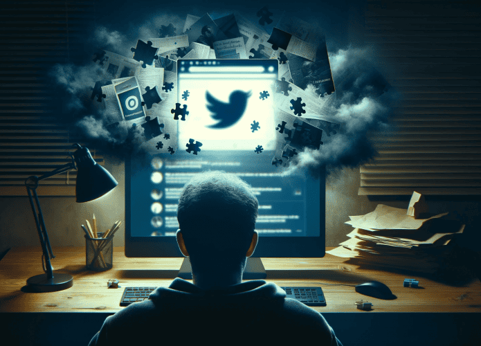 DALL·E-2023-12-04-15.57.24-A-person-sitting-in-a-dimly-lit-room-looking-at-a-computer-screen-that-shows-a-blurred-and-unrecognizable-social-media-interface-symbolizing-Twitter-695x500.png