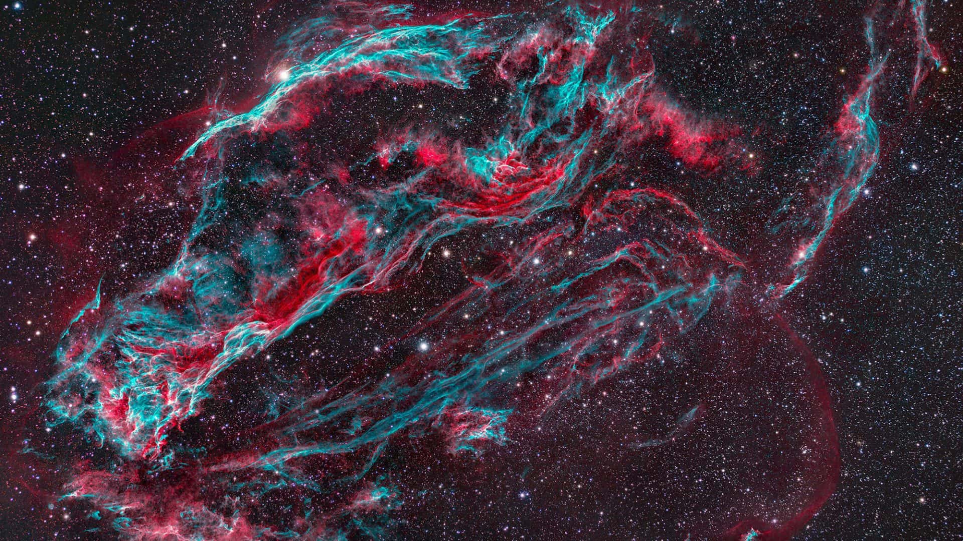 Nebulosa do Véu (Crédito: Miguel Claro)