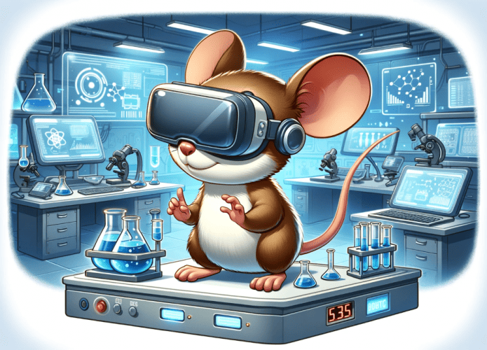 Rato óculos VR capa