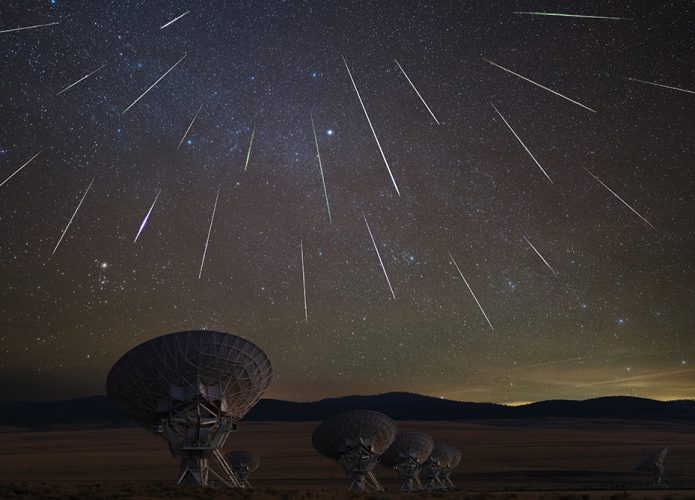 Lançamento espacial tripulado e chuva de meteoros no Calendário Astronômico de maio