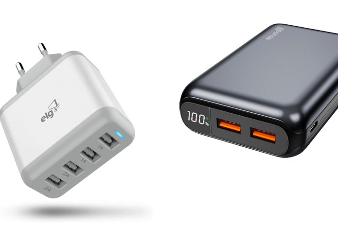 Carregadores e powerbanks em oferta