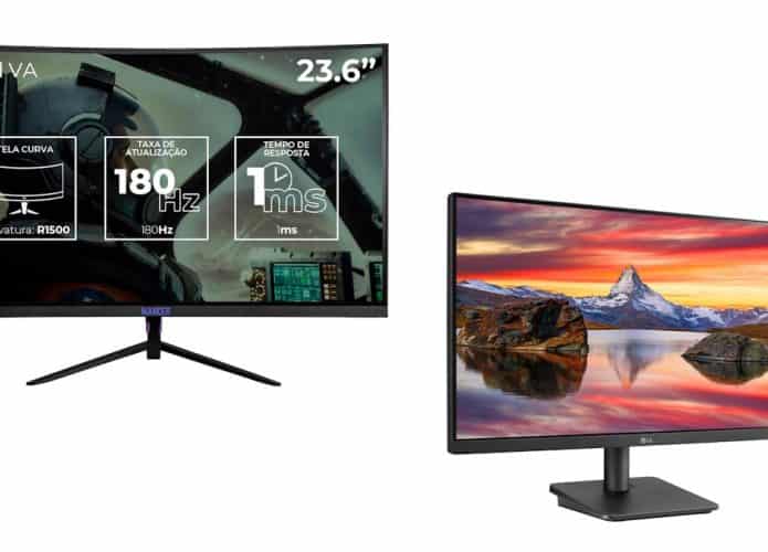 Monitores em oferta