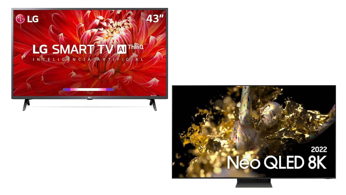 Smart TVs em oferta