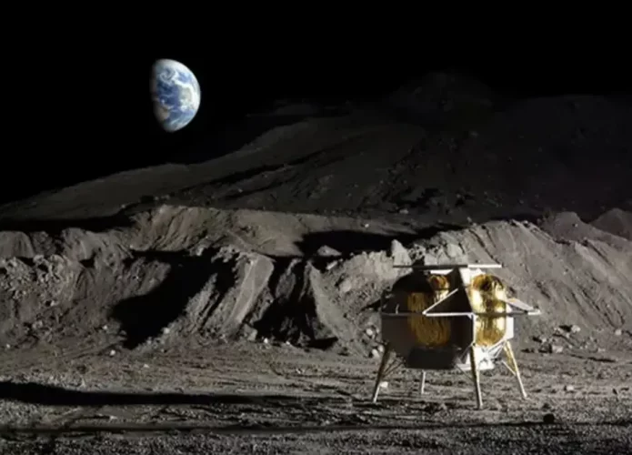 Ilustração do Peregrina na Lua (Crédito: Astrobiotic Tecnology)