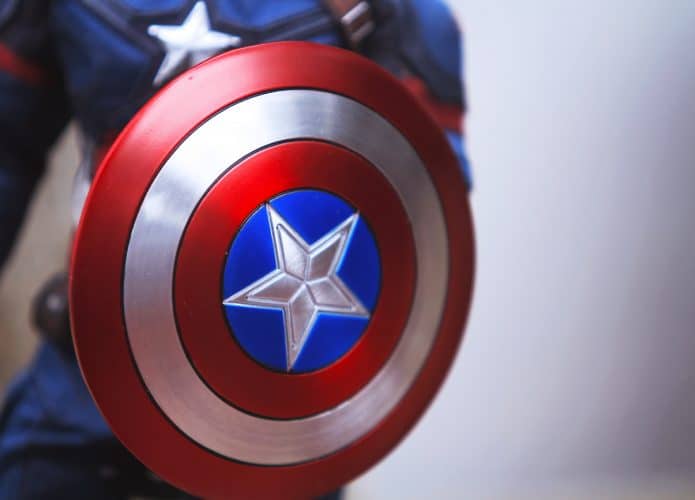 escudo capitão américa marvel
