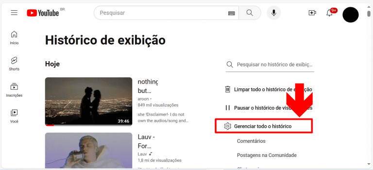 Como apagar histórico de pesquisa no YouTube? [2 modos]