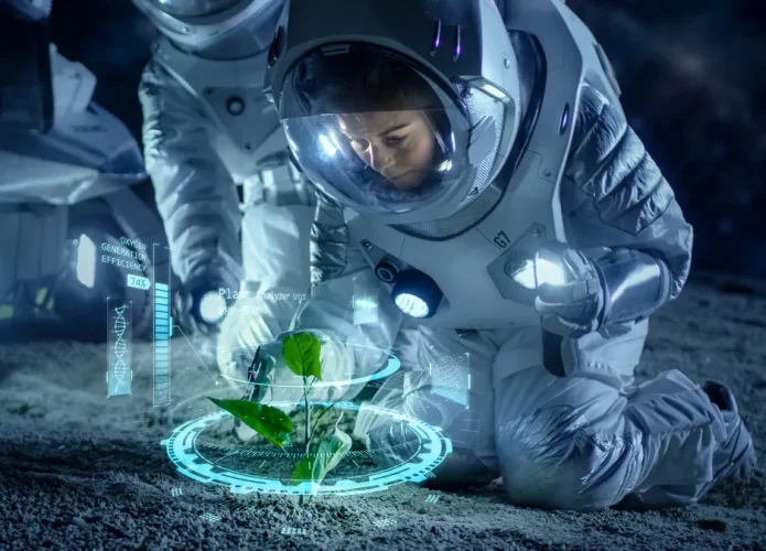 O cultivo de grão-de-bico ainda não aconteceu na Lua, mas como o novo estudo talvez possamos (Crédito: Gorodenkoff/Shutterstock)