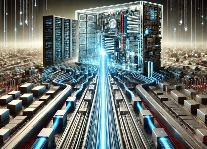 Imagem conceitual do gargalo de von Neumann