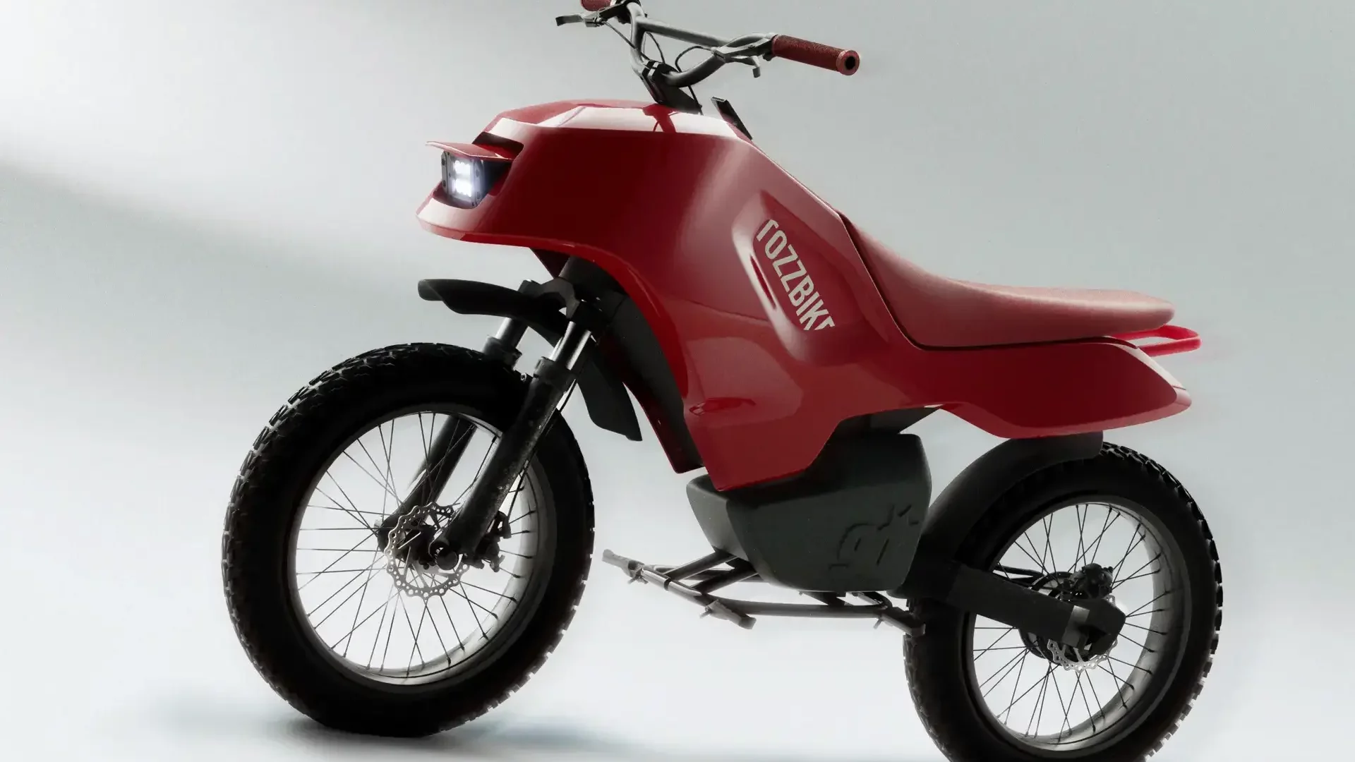 A moto elétrica retrô com RGB e espírito aventureiro