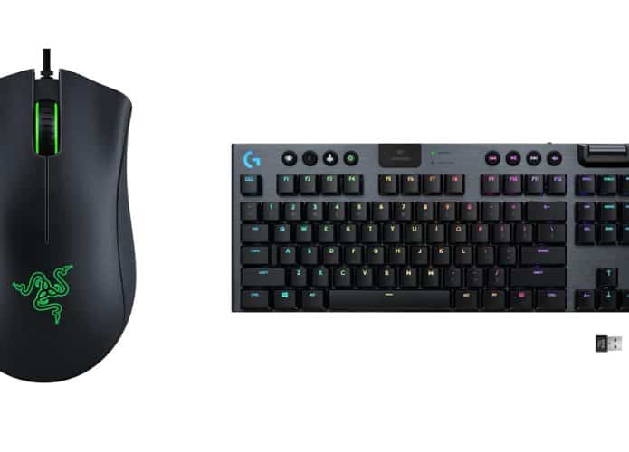 Teclado e mouse gamer em oferta