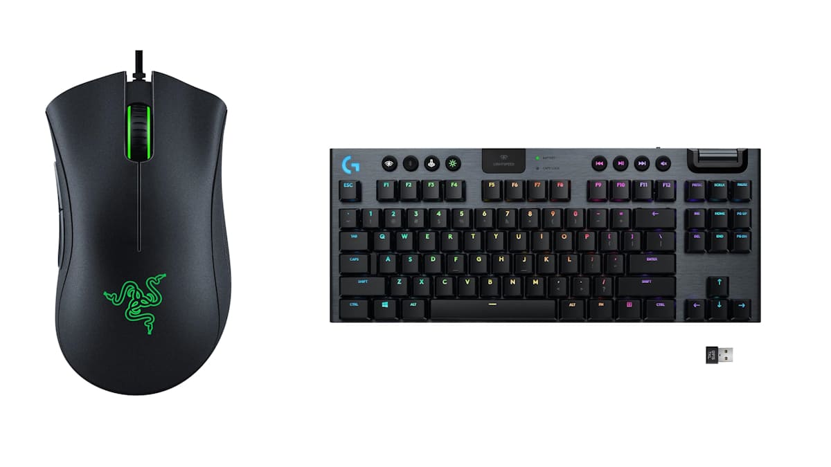 Teclado e mouse gamer em oferta
