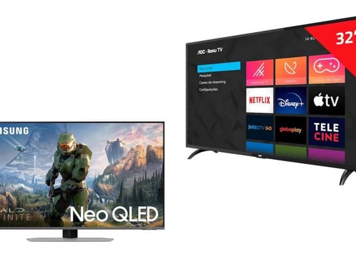 Smart TVs em oferta