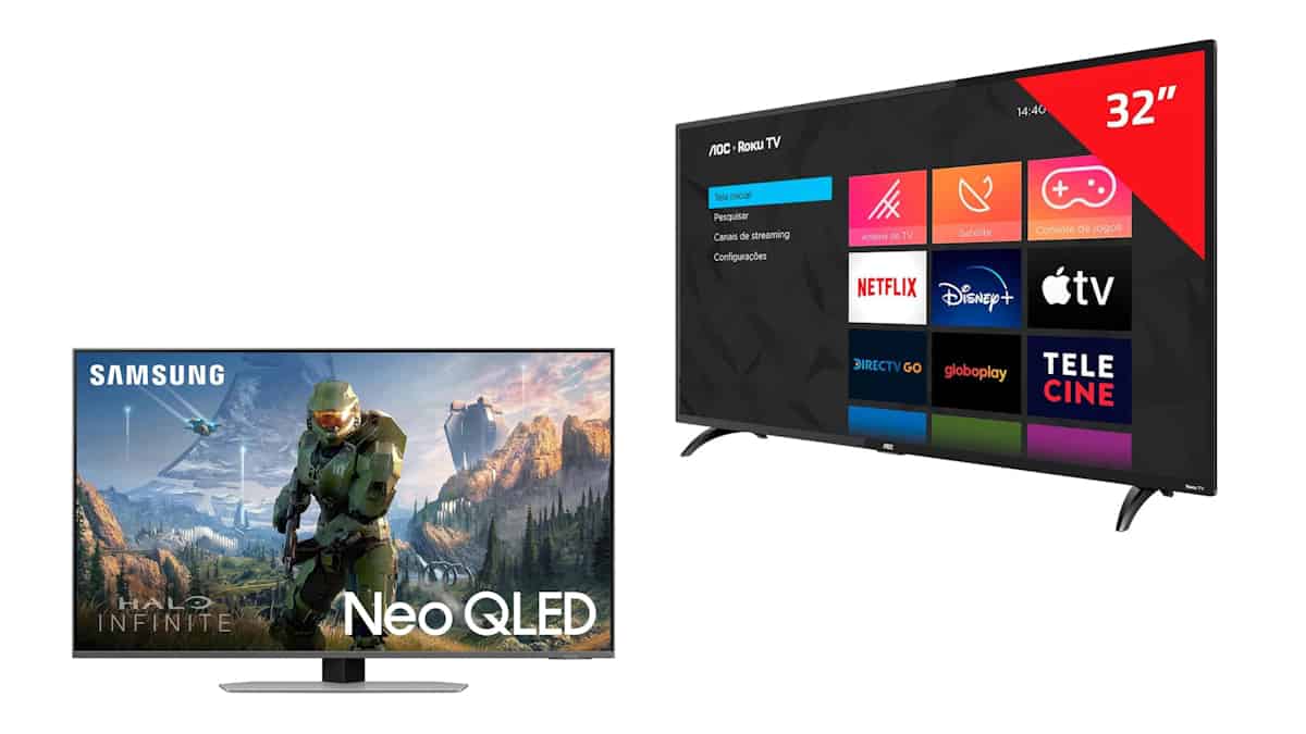 Smart TVs em oferta