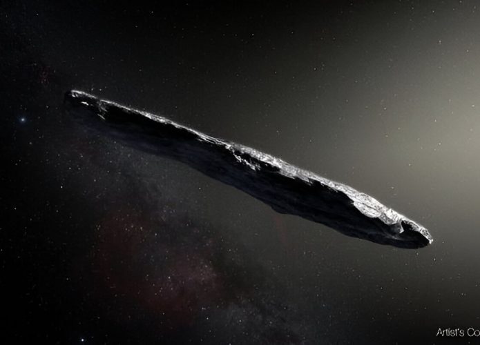 Oumuamua (Crédito: ESO/M. Kornmesser)