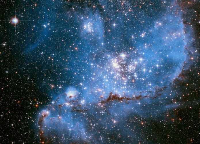 Pequena Nuvem de Magalhães (Crédito: NASA)