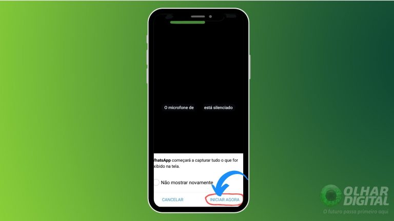 Como compartilhar a tela no WhatsApp durante uma chamada de vídeo