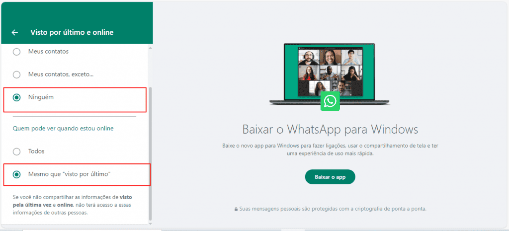 Como ficar offline no WhatsApp pelo PC e celular?