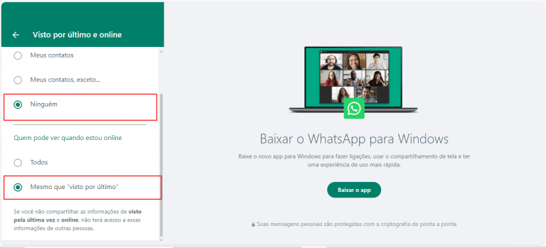 Como ficar offline no WhatsApp pelo PC e celular?