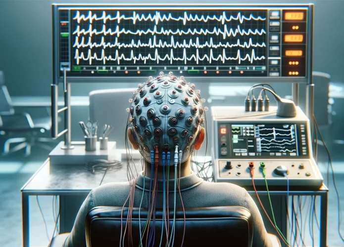 DALL·E-2024-02-21-16.58.23-A-wide-high-detail-image-of-an-electroencephalography-EEG-setup-capturing-brain-activity.-The-scene-includes-a-person-sitting-comfortably-in-a-chai-695x500.webp