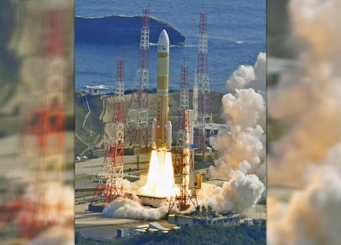 Lançamento do foguete H3, da JAXA, agência espacial do Japão
