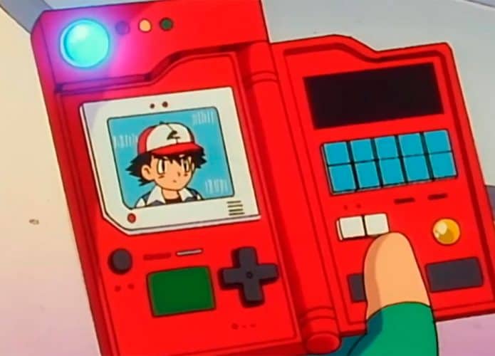 Pokédex em cena de Pokémon