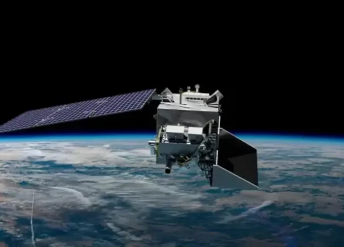 Ilustração espaçonave PACE (Crédito: NASA)